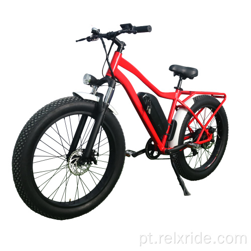 Wide Tires excelente bicicleta elétrica de desempenho cruzado